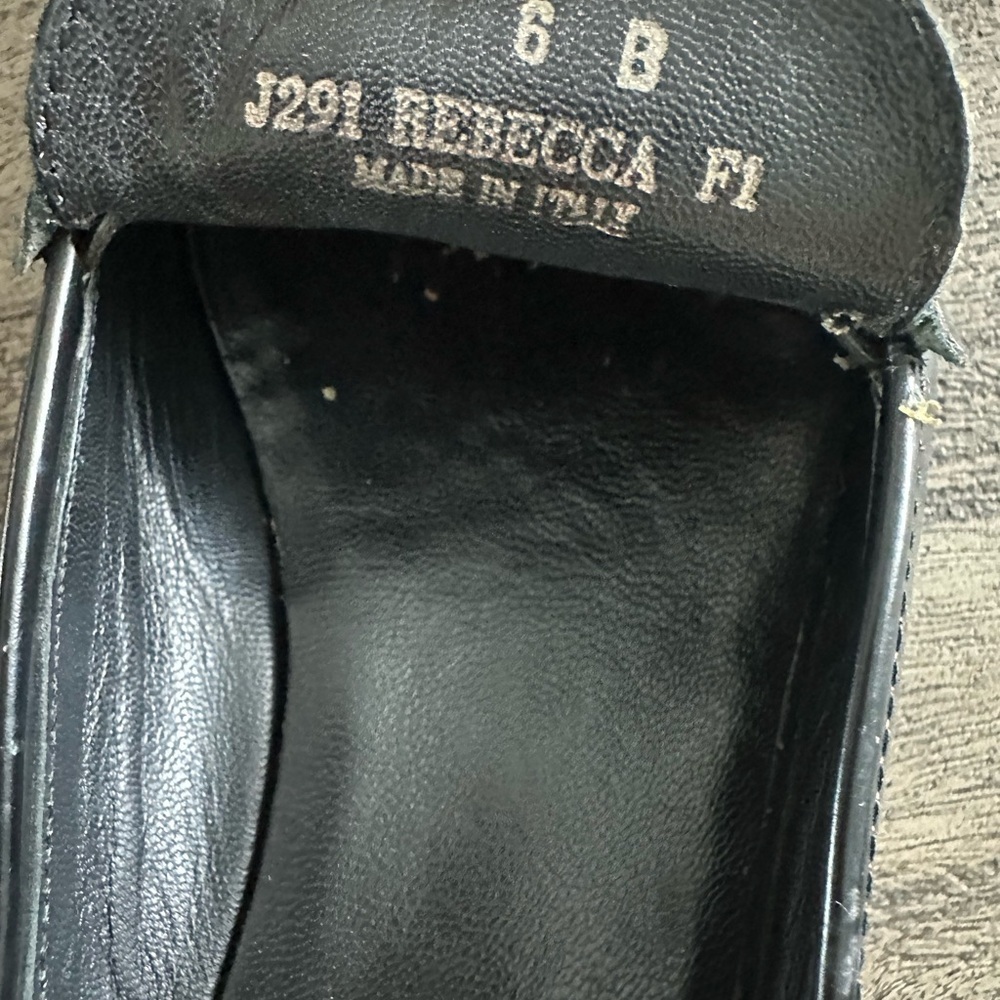 Coach Sleek Black Leather Slip-Ons - Picture 5 of 8